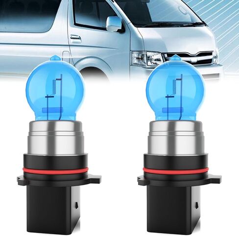 Headlight Bulbs License Plate Lights Fit For Toyota Hiace 2007-2015 2020, 9003 High Low Beam + H11 Fog Lights Halogen Light Bulb + License Plate Lights, Pack of 6 in Kuwait