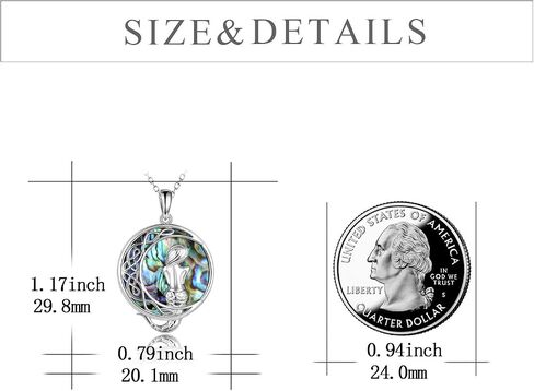 POPLYKE Mermaid Necklace 925 Sterling Silver Classic Necklace Mermaid Pendant Birthday Gifts Jewelry for Women in Saudi Arabia