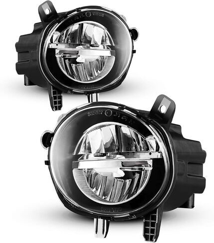 تتوافق مصابيح الضباب LED Autowiki لعام 2012-2018 BMW F30 3 Series/ 2014-2019 BMW F32 F36 4 Series 2PCS LED LAMS مع عدسة واضحة in Saudi Arabia
