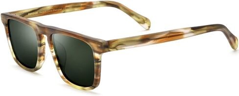 Hepidem Matte Acetate Vintage Retro Square Squarized Seconsives for Men UV400 UV Protection Sun Glasses in Kuwait
