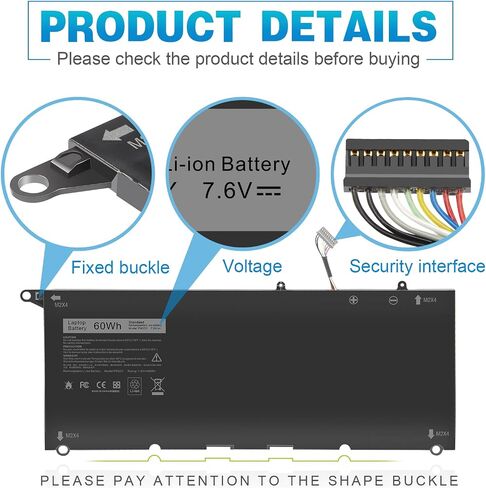 G91J0 41WH استبدال البطارية لـ Dell Latitude 3320 3330 3420 3520 Inspiron 3510 3511 3515 3525 3530 5310 5410 5418 5510 5515 5518 14 Plus 7420 7415 2-In-1 Vostro 5620 5625 V6W33 Tn70C in Saudi Arabia