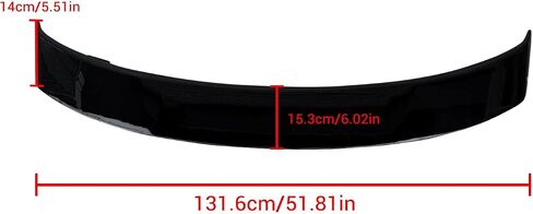 NINTE Rear Spoiler for 2018-2022 Honda 10th Gen Accord ABS Gloss Black Painted Rear High Wing Trunk Spoiler Exterior Accessories in Saudi Arabia