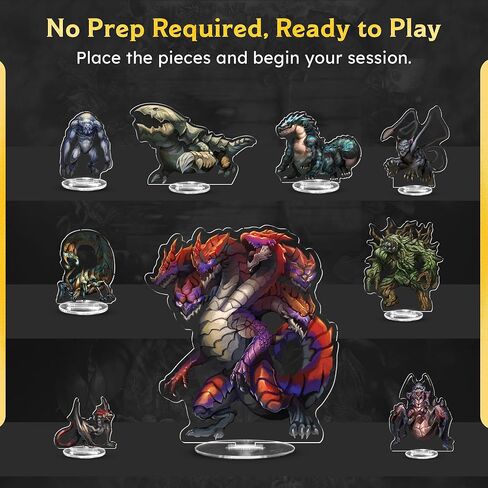 المنمنمات المتوافقة مع D&D لـ Dungeon Masters - منمنمات DND ثنائية الأبعاد رسومات مزدوجة الجوانب - منمنمات DND مصنوعة من الأكريليك المتين وتصميمات فريدة in Kuwait