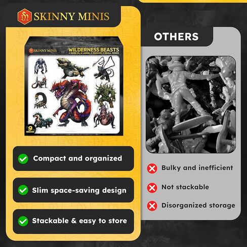 المنمنمات المتوافقة مع D&D لـ Dungeon Masters - منمنمات DND ثنائية الأبعاد رسومات مزدوجة الجوانب - منمنمات DND مصنوعة من الأكريليك المتين وتصميمات فريدة in Kuwait