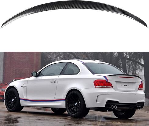 cciyu Rear Trunk Lip Spoiler Fits for 2007-2013 for BMW E82 1-Series Coupe Spoiler Wing,Glossy Black in Saudi Arabia