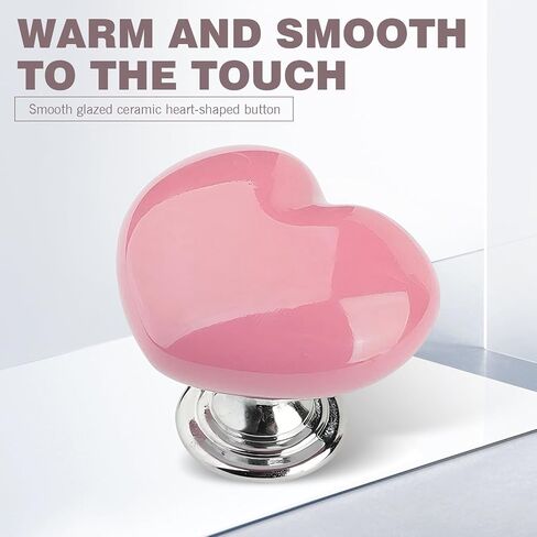 Bling Car One-Touch Start Button, Personalized Heart-Shaped Decorative Ignition Button Scratch-Resistant Push-Type Rocker, Engine Start/Stop Joystick Decal, for Most Cars (Pink #02) in Saudi Arabia