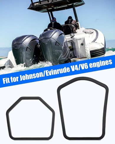 Upper & Lower Exhaust Seal Kit Fit for Johnson Evinrude 75-300 HP Outboards Replace 320936, 320961, Gearcase & Exhaust Housing Seals in Saudi Arabia