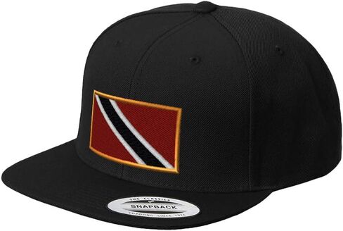 Custom Snapback Baseball Hat Trinidad Embroidery City Name Acrylic Cap Snaps in Saudi Arabia