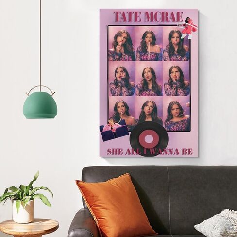 F3Z0Q9W7XN Tate Mcrae Canvas Poster Wall Decorative Art Painting Living Room Bedroom Decoration Gift Unframe-style08x12inch(20x30cm) in Saudi Arabia