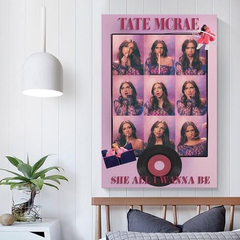 F3Z0Q9W7XN Tate Mcrae Canvas Poster Wall Decorative Art Painting Living Room Bedroom Decoration Gift Unframe-style08x12inch(20x30cm) in Saudi Arabia
