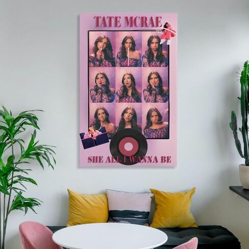 F3Z0Q9W7XN Tate Mcrae Canvas Poster Wall Decorative Art Painting Living Room Bedroom Decoration Gift Unframe-style08x12inch(20x30cm) in Saudi Arabia