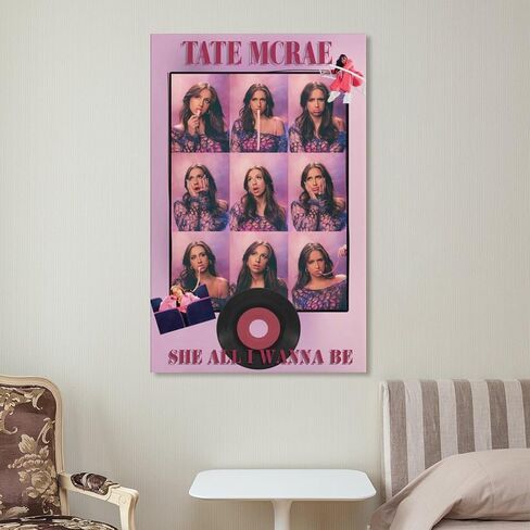 F3Z0Q9W7XN Tate Mcrae Canvas Poster Wall Decorative Art Painting Living Room Bedroom Decoration Gift Unframe-style08x12inch(20x30cm) in Saudi Arabia