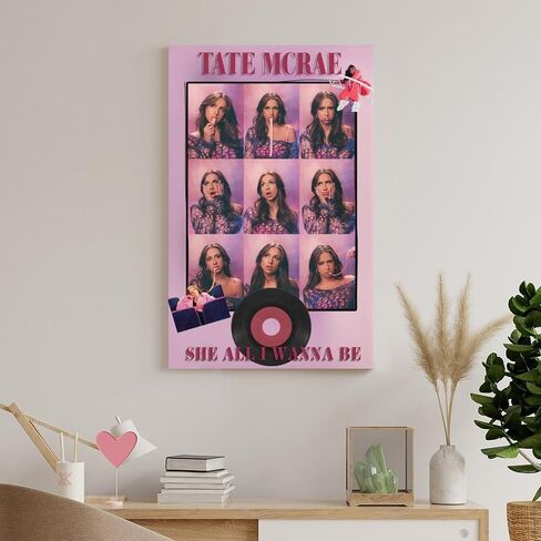 F3Z0Q9W7XN Tate Mcrae Canvas Poster Wall Decorative Art Painting Living Room Bedroom Decoration Gift Unframe-style08x12inch(20x30cm) in Saudi Arabia