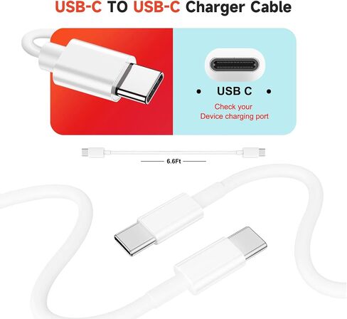 20W Fast Charger for iPhone 16E 15/16 Pro Max, AirPods 4 4th, Airpods Pro 2nd Gen,Beats Solo 4/Pill 2024/Powerbeats Pro 2 USB TPYE C Charging Cord Cable Compatible Apple TV Remote, Ipad 11 A16 2025 in Saudi Arabia