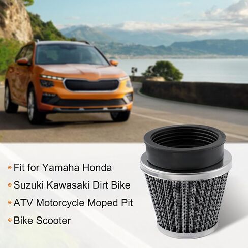 4pcs 52mm دراجة نارية مرشح هواء مرشح مرشح القرحة ل yamaha ل Honda لسوزوكي ل kawasaki دراجة الأوساخ ATV الدراجة الدراجة الدراجة البخارية عتيقة in Saudi Arabia