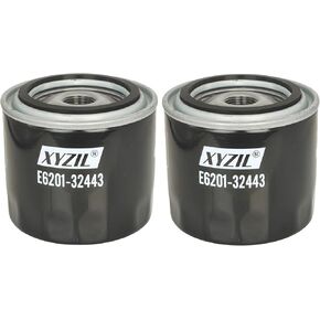 2x مرشح زيت المحرك E6201-32443 متوافق مع Kioti CK2510 CK2610 CK25 CK25H CK27 CK30H CK35 CK35H CK3510 DK35 DK40 DK45 DK4210HSE DK45S DS in Kuwait