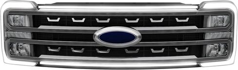 Super Duty-Ghost LED Grill Lights for 2023-2024 Ford F250, F350, F450 & F550 (Black Anodized Frame) in Saudi Arabia