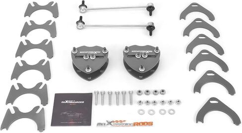 MaxPeedingrods 2 "Front & 1.5" مجموعة الرفع الخلفي لـ Honda Ridgeline 2017-2023 ، مع روابط نهاية Sway Bar الموسعة ، مجموعة تسوية التعليق in Kuwait