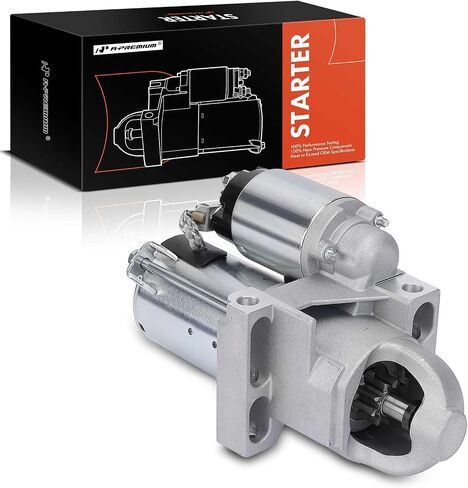 A-Premium Starter Motor Compatible with Chevrolet Silverado 1500, Silverado 1500 Classic, Express 1500 2500, Blazer & GMC Sierra 1500, Sierra 1500 Classic, Savana 1500 2500, 12V 1.35KW 9-Teeth CW in Saudi Arabia
