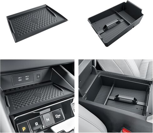 BIBIBO for 2026 Pathfinder Center Console Organizer 2026 Nissan Pathfinder (S/SV/Rock Creek/SL/Platinum) Console Armrest Insert Tray 2026 Nissan Pathfinder Accessories in Kuwait