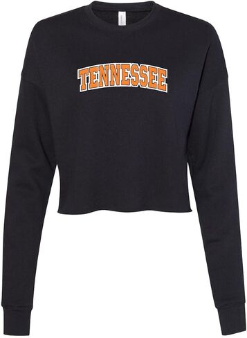 شركة Trenz Shirt Company Womens Tennessee Orange and White Football Sports Tn Te Te Team Color Crew Fleece in Saudi Arabia