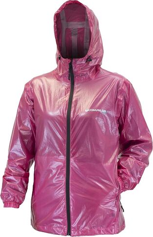 Compass 360 Women's Outdoors Ultra-Pak Waterproof Breathable Rain Jacket with Storage Pocket in Saudi Arabia