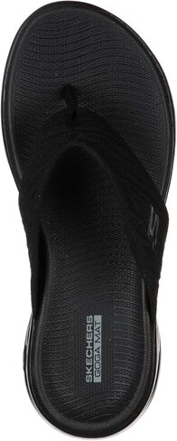 شبشب Skechers On-The-go 600 Sunny Flip Flop للنساء، رمادي، 8 in Saudi Arabia