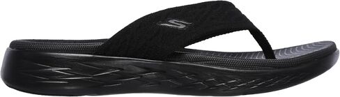 شبشب Skechers On-The-go 600 Sunny Flip Flop للنساء، رمادي، 8 in Saudi Arabia