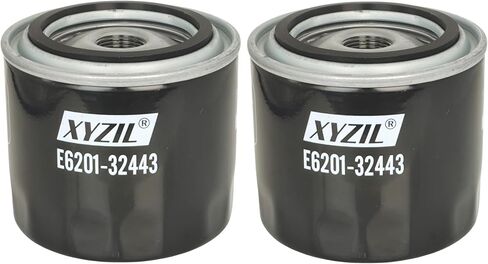 2x مرشح زيت المحرك E6201-32443 متوافق مع Kioti CK2510 CK2610 CK25 CK25H CK27 CK30H CK35 CK35H CK3510 DK35 DK40 DK45 DK4210HSE DK45S DS in Saudi Arabia