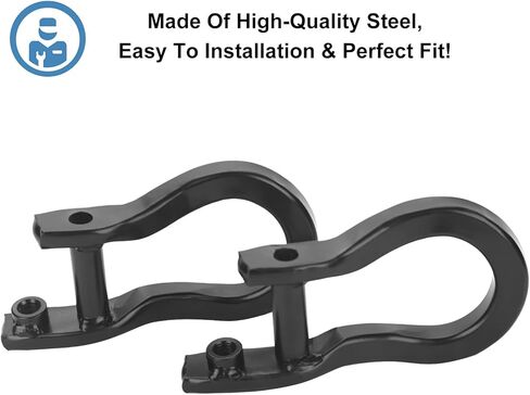 ONER Tow Hooks Compatible with 2019 2020 2021 & Newer Chevy Silverado 1500, Replaces # 84280202(RED) in Kuwait