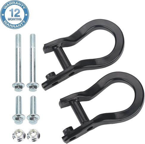 ONER Tow Hooks Compatible with 2019 2020 2021 & Newer Chevy Silverado 1500, Replaces # 84280202(RED) in Kuwait