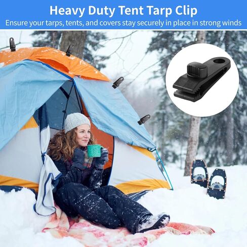 100 PCS TARP CLIPS GRIPS HUSTER DIRCHION CLIPS ، مشبك خيمة المسمار الإبهام ، مشبك آمن للرياح ، مقاوم القنب في الهواء الطلق لمشبكات التخييم ، الخيام ، أغطية حمام السباحة ، أغطية السيارات (100) in Saudi Arabia