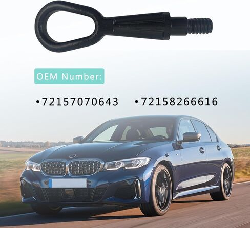 لخطاف السحب BMW متوافق مع BMW 1 3 5 7 X5 X3 Series E53 E60 E61 E63 E64 E65 E70 E87 E90 E91 TRICTION FRENT TOR HOOK HOOK HOOK EYE REAP REPART#72157070643 in Saudi Arabia