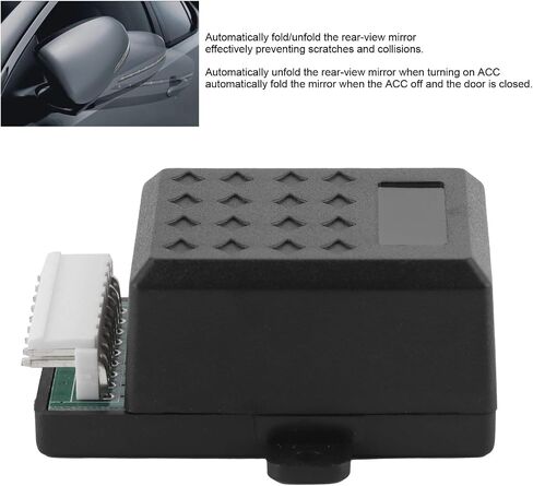 Ymiko Rear View Mirror Folding Module Universal Side Rearview Mirror Auto Fold Unfold Controller Folding Closer Module for 12V Car with Manual Switch in Saudi Arabia