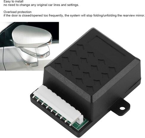 Ymiko Rear View Mirror Folding Module Universal Side Rearview Mirror Auto Fold Unfold Controller Folding Closer Module for 12V Car with Manual Switch in Saudi Arabia