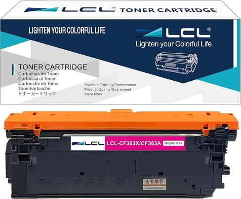 استبدال خرطوشة الحبر المعاد تصنيعها LCL لطابعة HP 508X CF360X 12500 صفحة M553 M577 M552dn M553dn M553n M553x MFP M577Z MFP M577dn MFP M577f MFP M577 M577c (عبوة واحدة باللون الأسود) in Saudi Arabia