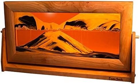 Exotic Sands Moving Sand Pictures - XXL24 Cherry Frame (Arctic Glacier) in Saudi Arabia