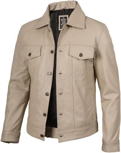 سترة جلدية للرجال من Decrum - سترات جلدية للرجال من جلد الخراف الحقيقي in Kuwait