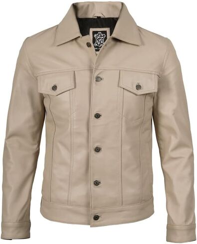 سترة جلدية للرجال من Decrum - سترات جلدية للرجال من جلد الخراف الحقيقي in Kuwait