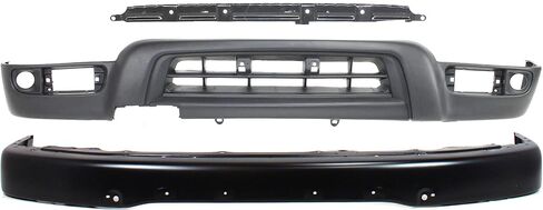 طقم المصد من Garage-Pro لـ Toyota 4runner Base Limited SR5 SR5 1999-2002 Front Sport Utility مصنوع من الصلب الأسود مع توفير لوحة الترخيص للنماذج ذات الحزمة الرياضية وثقوب Fender Flare in Saudi Arabia