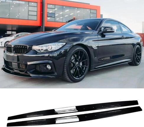 Side Skirts for BMW 4 Series F32 F33 F36 2014-2020 M-Sport (Gloss Black) in Saudi Arabia