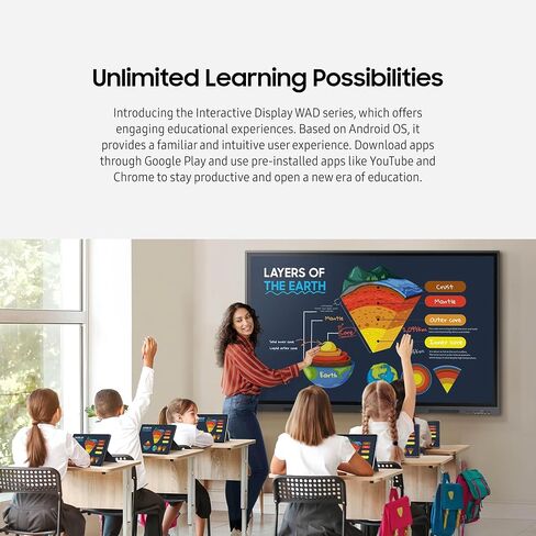 لوحة Samsung Android التفاعلية 75 " in Kuwait