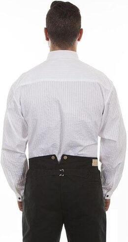 Scully Wahmaker Men's by Striped Button Long Sleeve Western Shirt - RW221 in Saudi Arabia