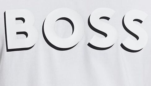 Boss Mens Tee Tiburt 339 قميص Tee Crew Neck العادي 50481611 (الولايات المتحدة ، ألفا ، كبيرة ، منتظمة ، منتظمة ، أبيض) in Saudi Arabia