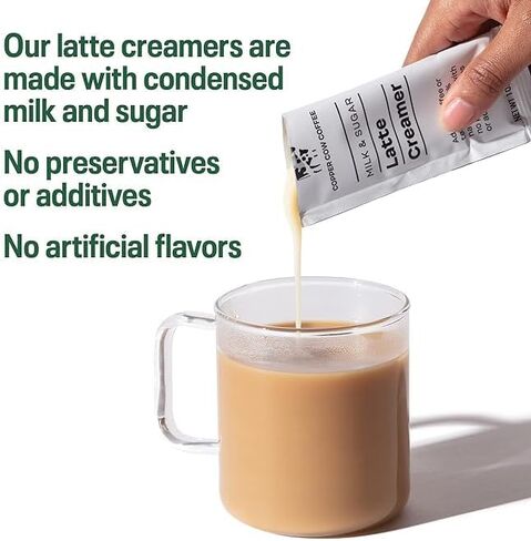 Copper Cow Premium Vietnamese Coffee | الكلاسيكية ، الفانيليا ، الكراميل المملحة لاتيه | صب فوق خدمة واحدة | يشمل 15 قهوة و 15 كريمات in Saudi Arabia