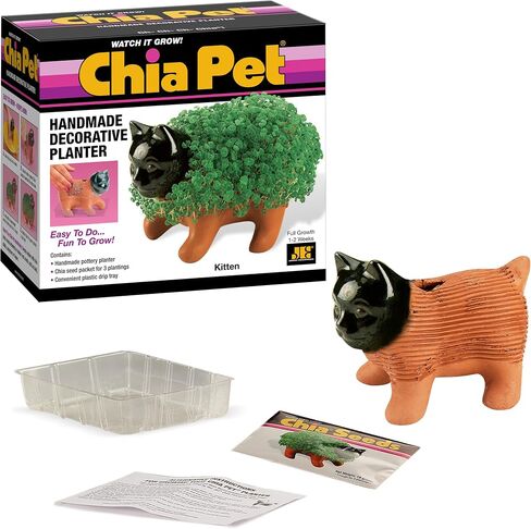 Chia Pet T -rex - Tyrannosaurus مع حزمة البذور ، زارع الفخار الزخرفي ، من السهل القيام به والمرح للنمو ، هدية جديدة ، مثالية لأي مناسبة in Kuwait