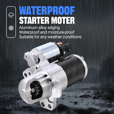 Tutor Auto 17986N New Starter Motor Presentive متوافق مع Chevy Traverse 09-17 ، Impala 12-20 ، GMC Acadia 07-16 ، Buick Enclave Lacrosse ، SRX XTS STS ، Pontiac Saturn Suzuki ، 3.0L 3.6L in Kuwait