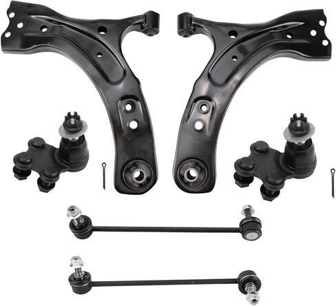 TRQ Front Suspension Kit Ball Joint Control Arm Sway Bar Stabilizer Link Compatible with 2017-2021 Subaru Impreza in Saudi Arabia