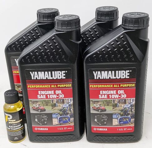 Yamaha 4-Quarts LUB-10W30-GG-12 Yamalube Golf Car and Generator Oil 10W-30 in Saudi Arabia