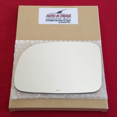 Mirror Glass + Full Size Adhesive Pad for 2007-2009 Hyundai Santa Fe Driver Side Replacement (2007 2008 2009 07 08 09) in Saudi Arabia